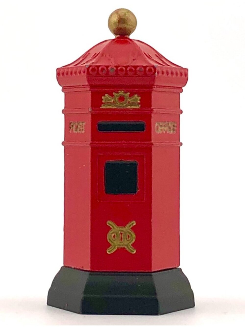 Dept 56 English Post Box 5805-0 British Red Pillar Box Miniature Mailbox Retired